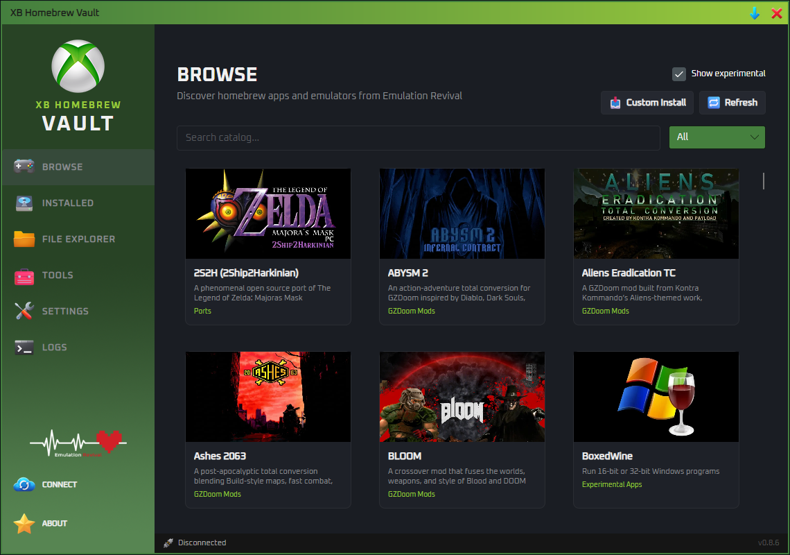 Catalog Browser