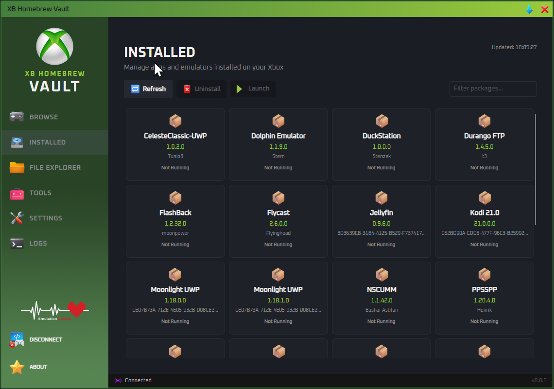 Installed Packages